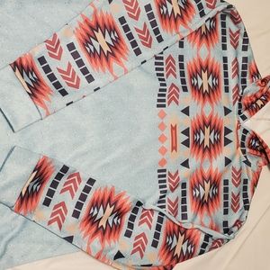 NWOT Aztec Hoodie